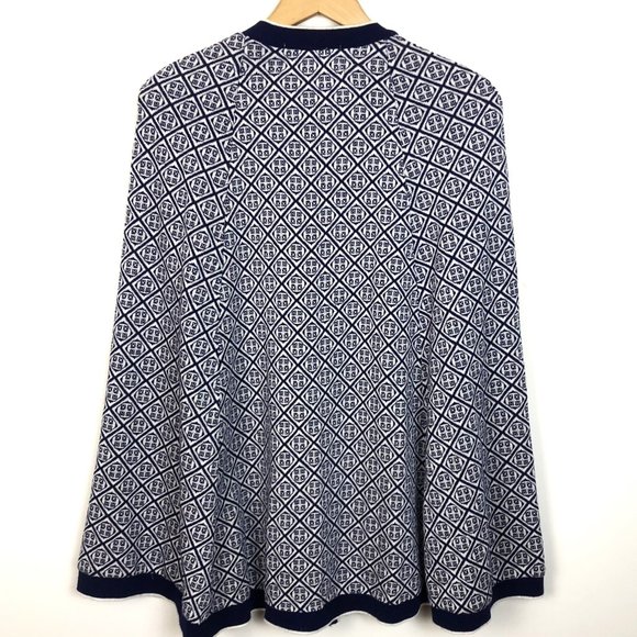 60s - 70s Act Young Vintage Lightweight Poncho One Size - Picture 5 of 5